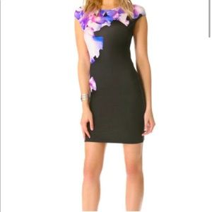 Alexander McQueen McQ Floral Bodycon Sheath Dress